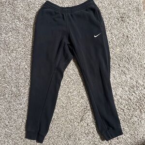 Nike Black Sweatpants with White Logo